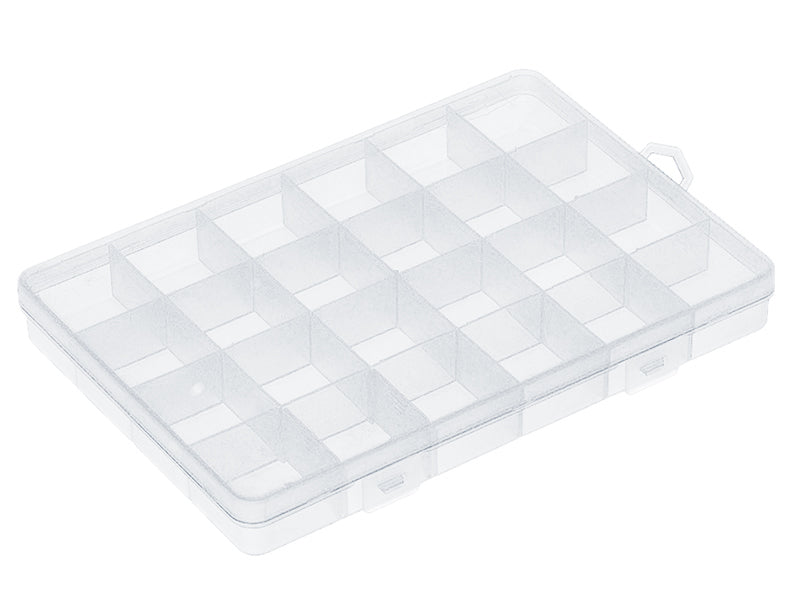 Achat Boite de rangement pour perles - 24 compartiments - 19 x 13 cm